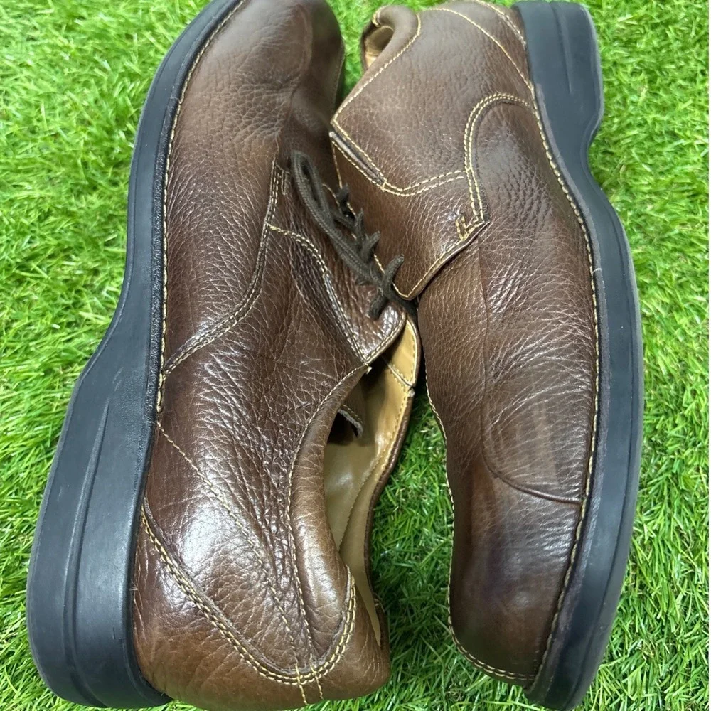 Leather Oxford Dress Shoes‎ Mens Size 13 M Brown Good